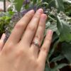 Single Stone Diamond and Platinum Engagement Ring